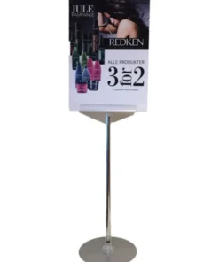 A4 plakatholder på fot